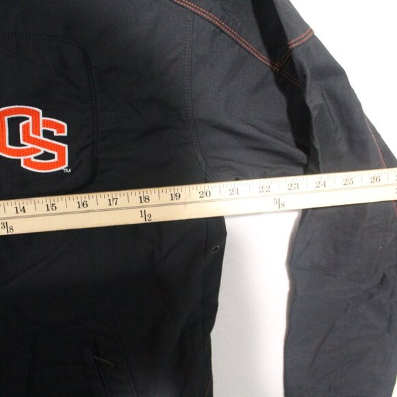 Nike Team Black Men Jacket Oregon State Mock Neck Size Medium - Picture 5 of 9